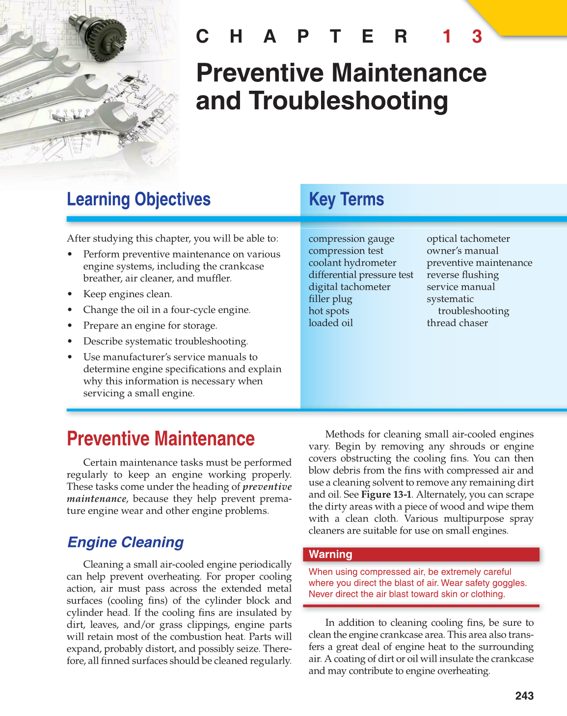 Small Gas Engines, 10th Edition page 243