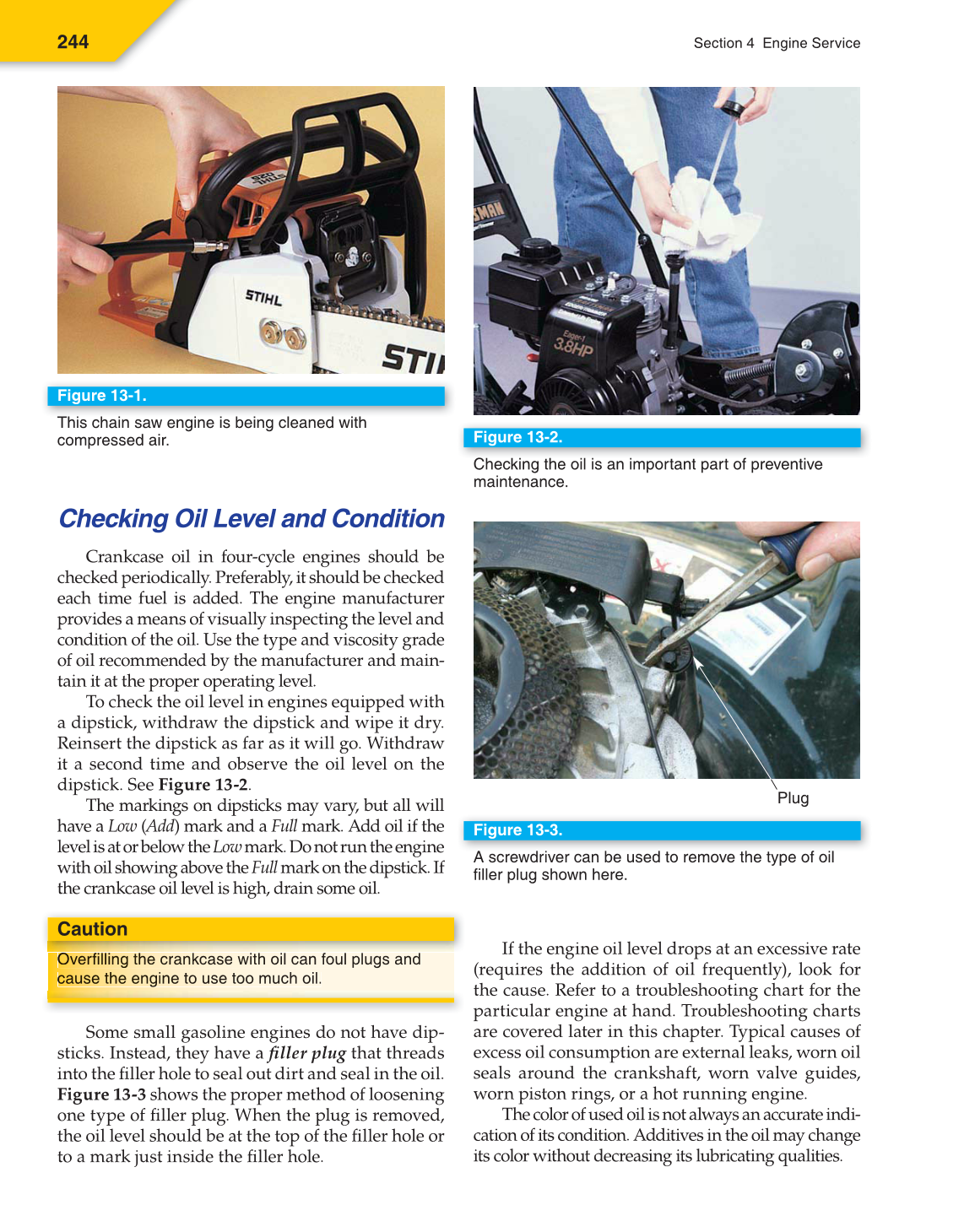 Small Gas Engines, 10th Edition page 244