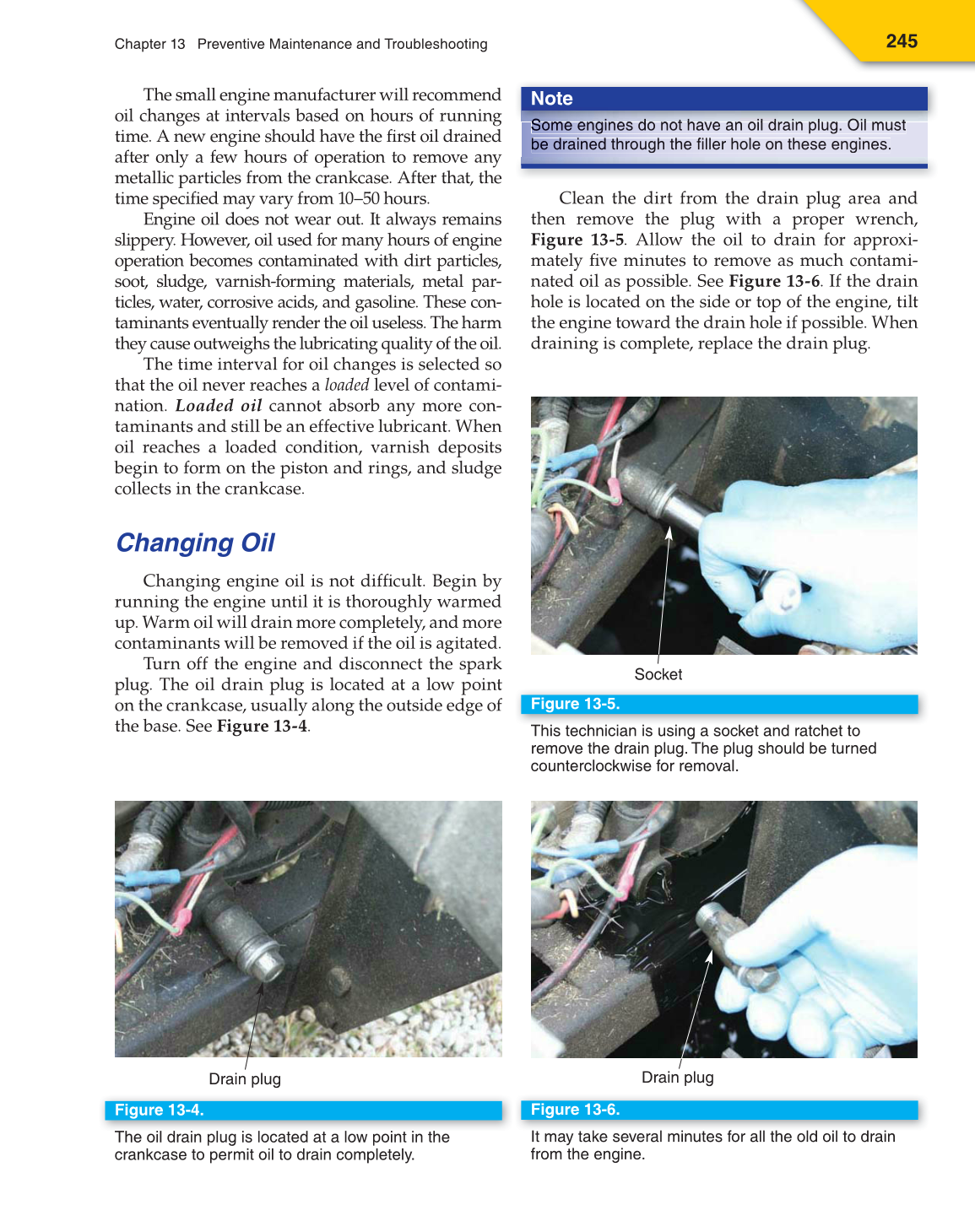Small Gas Engines, 10th Edition page 245