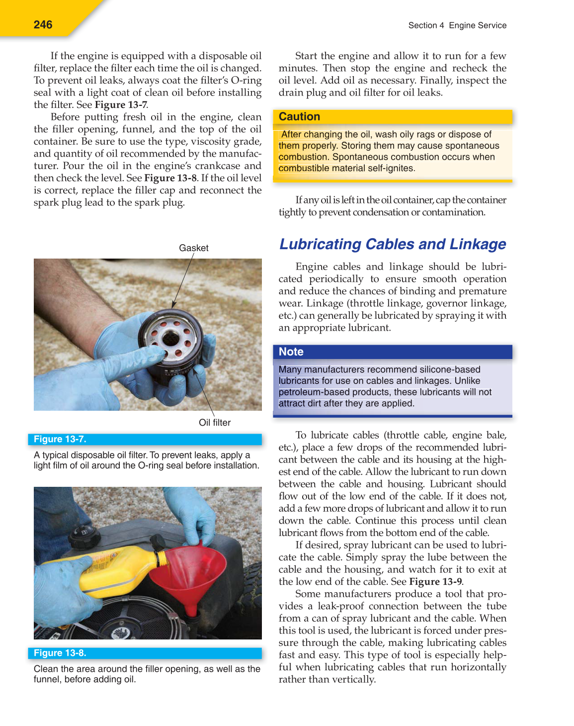 Small Gas Engines, 10th Edition page 246