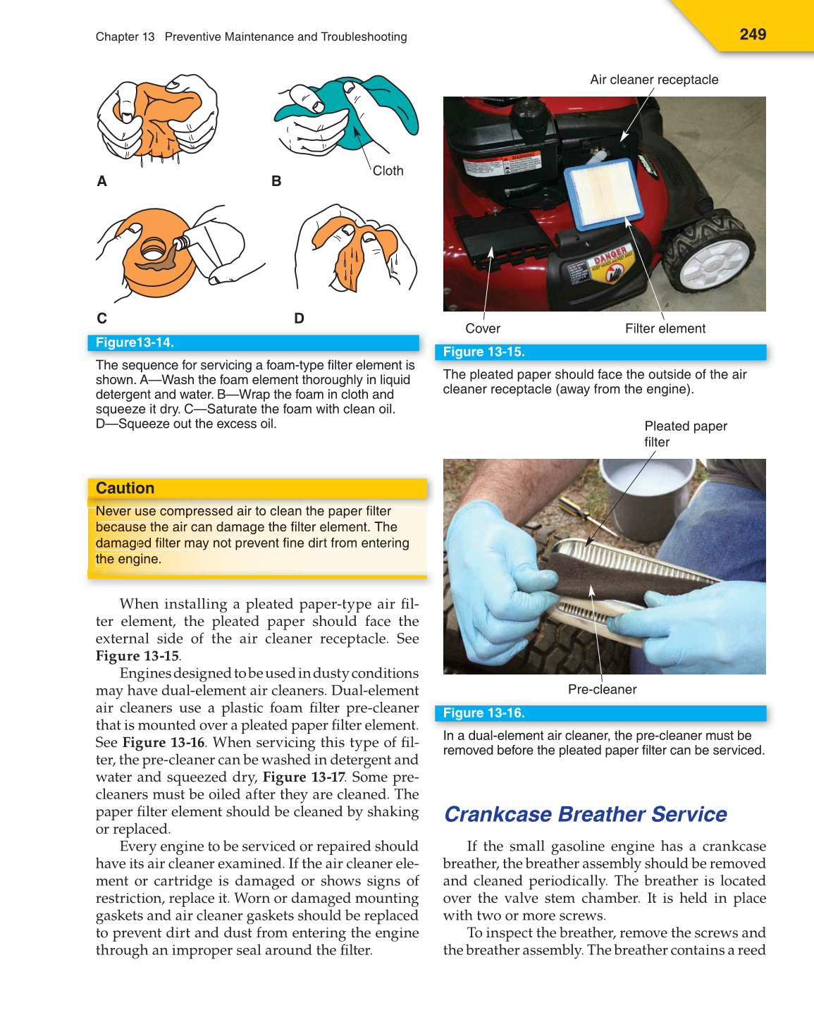 Small Gas Engines, 10th Edition page 249