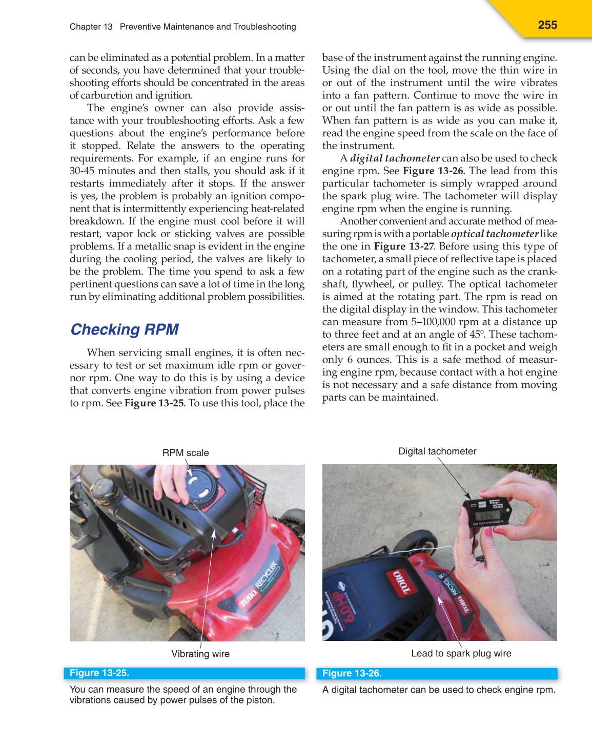 Small Gas Engines, 10th Edition page 255