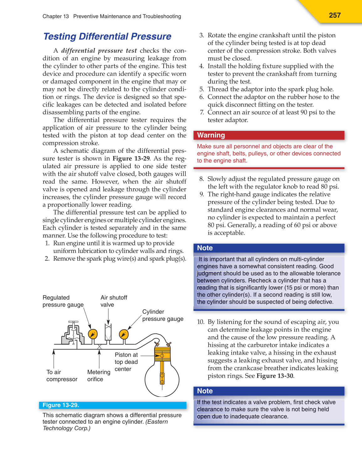 Small Gas Engines, 10th Edition page 257