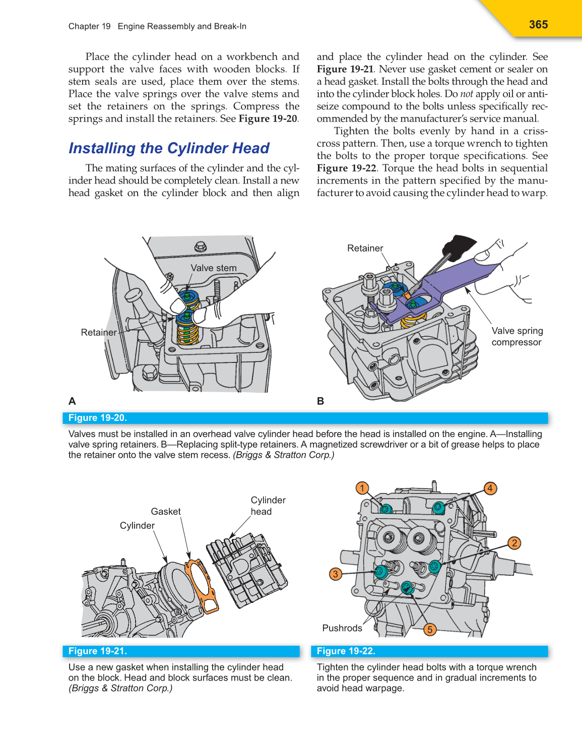 Small Gas Engines, 10th Edition page 365