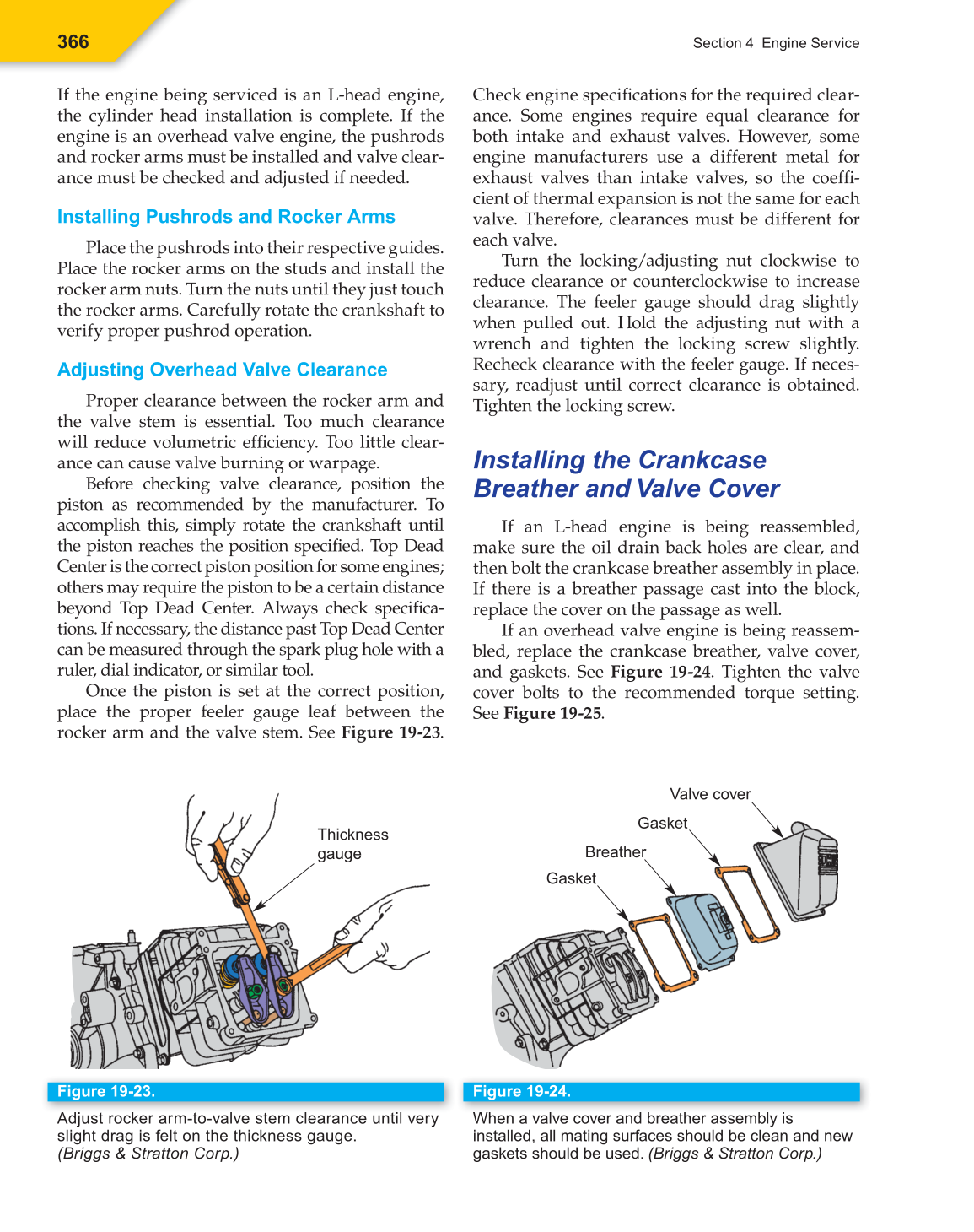 Small Gas Engines, 10th Edition page 366