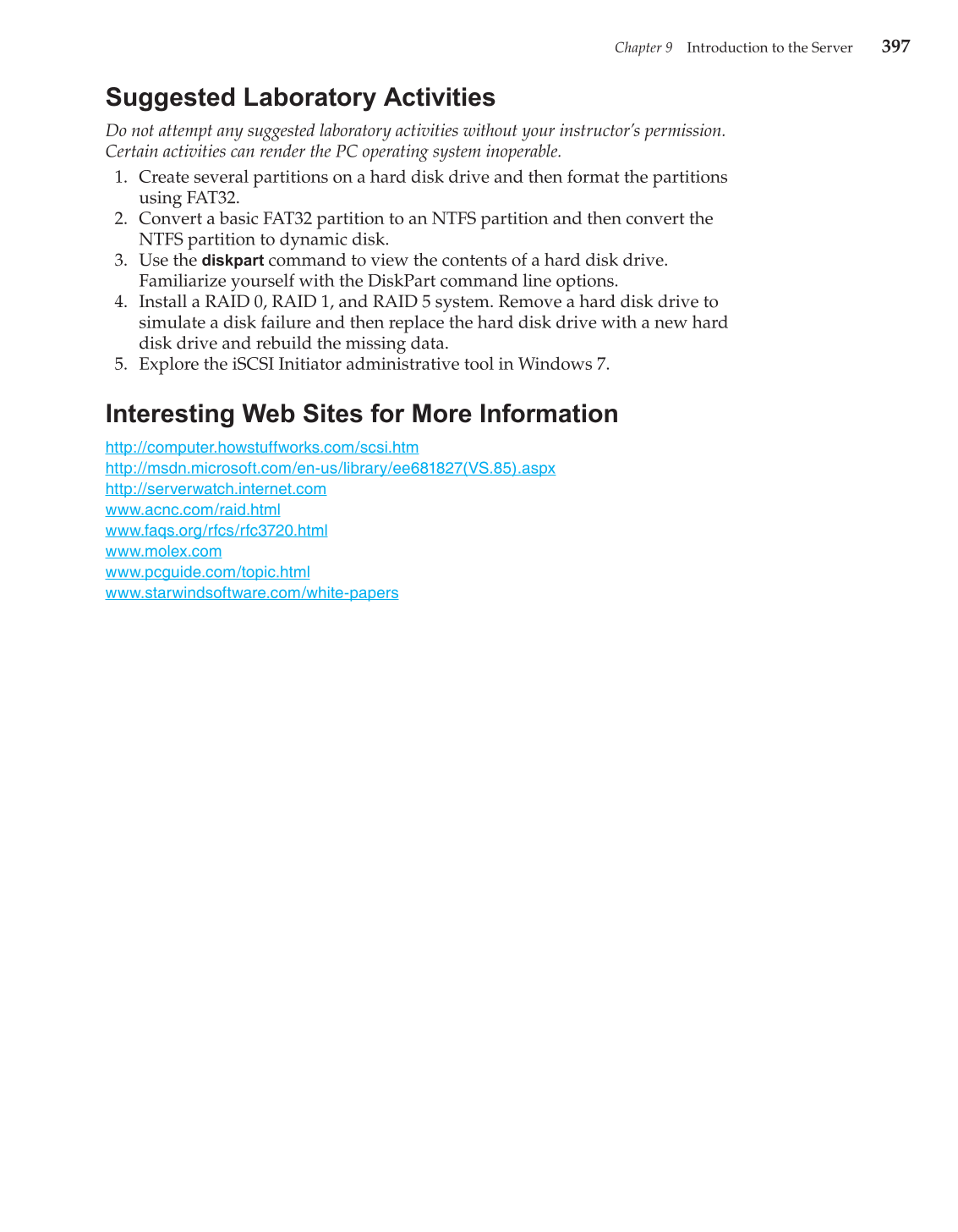 Networking Fundamentals, 2nd Edition page 397