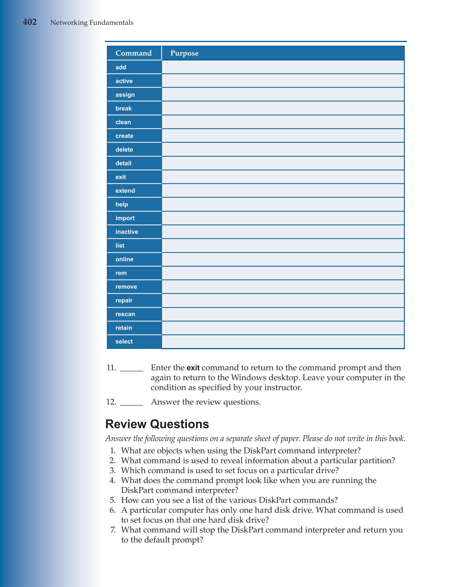 Networking Fundamentals, 2nd Edition page 402
