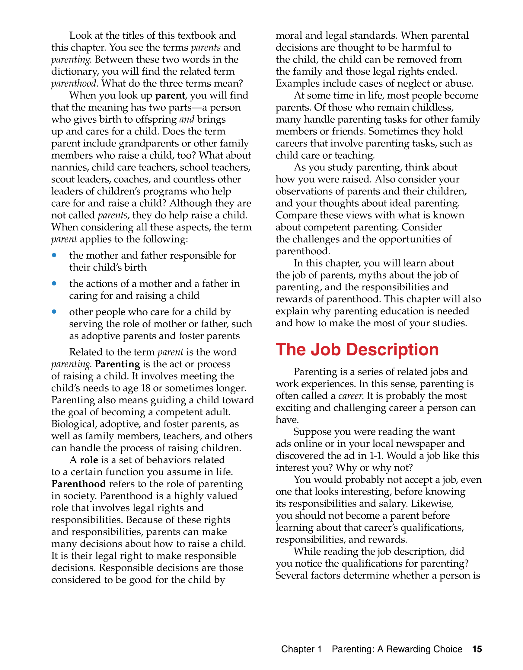 Parents and Their Children, 7th Edition page 15