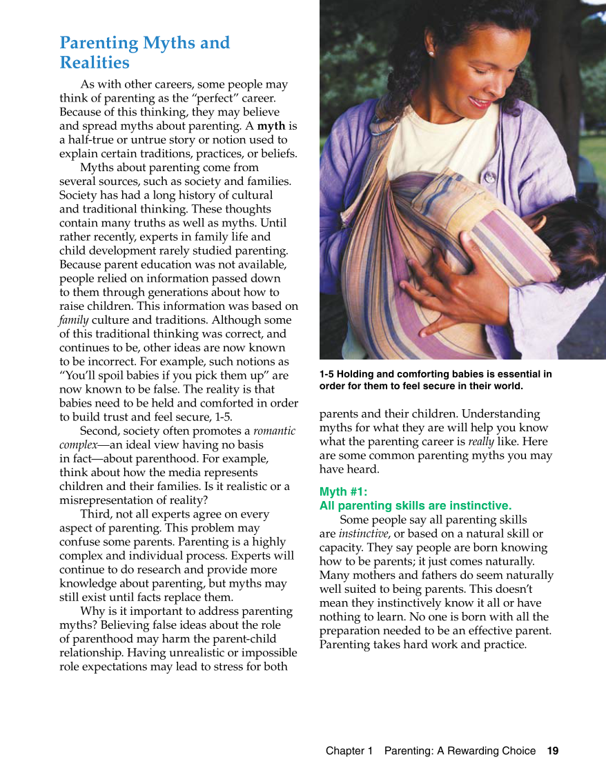 Parents and Their Children, 7th Edition page 19