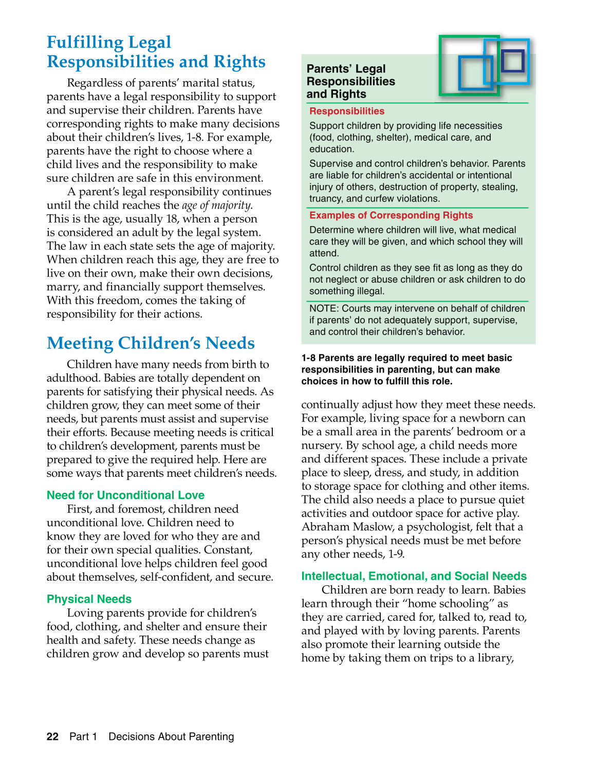 Parents and Their Children, 7th Edition page 22
