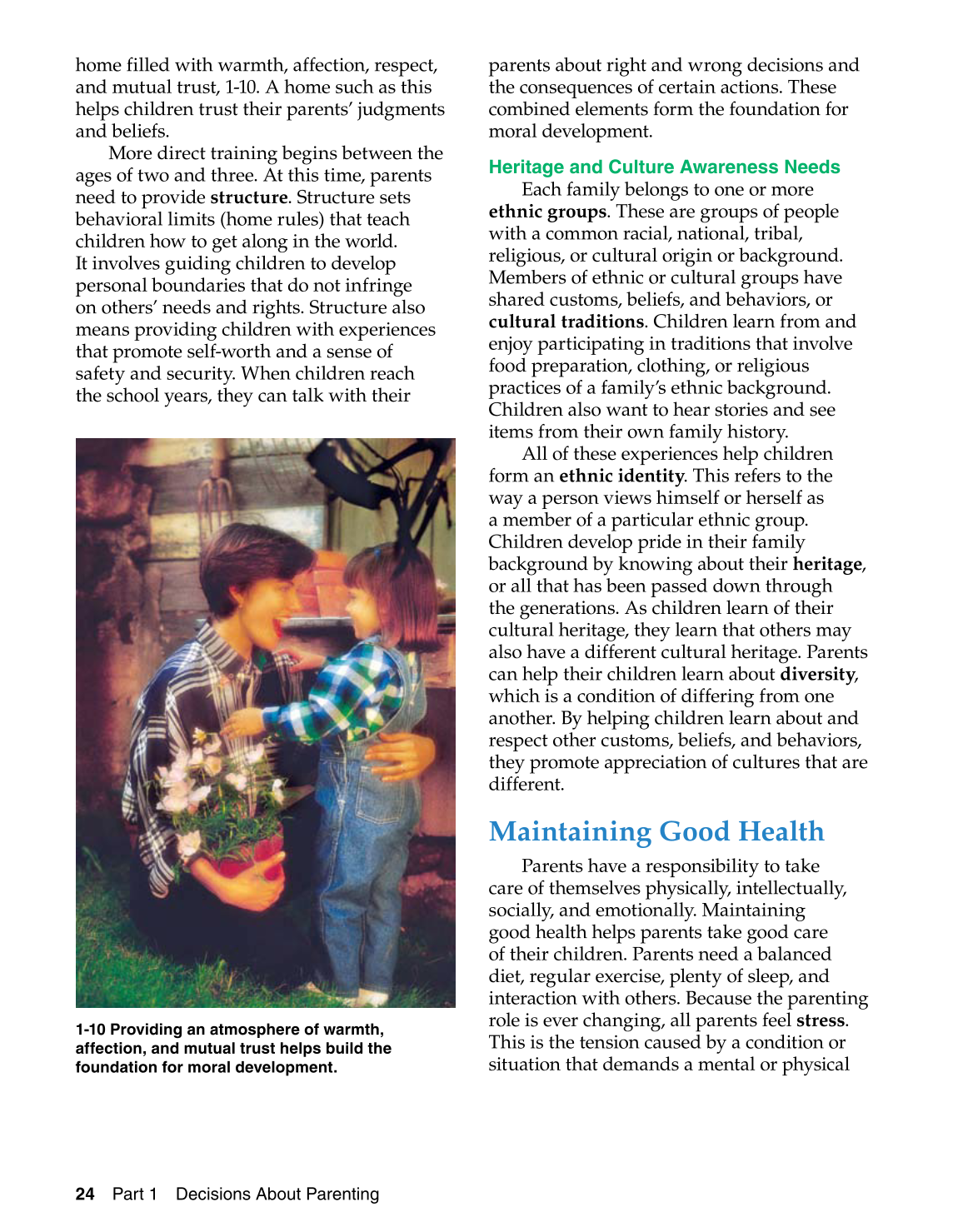 Parents and Their Children, 7th Edition page 24