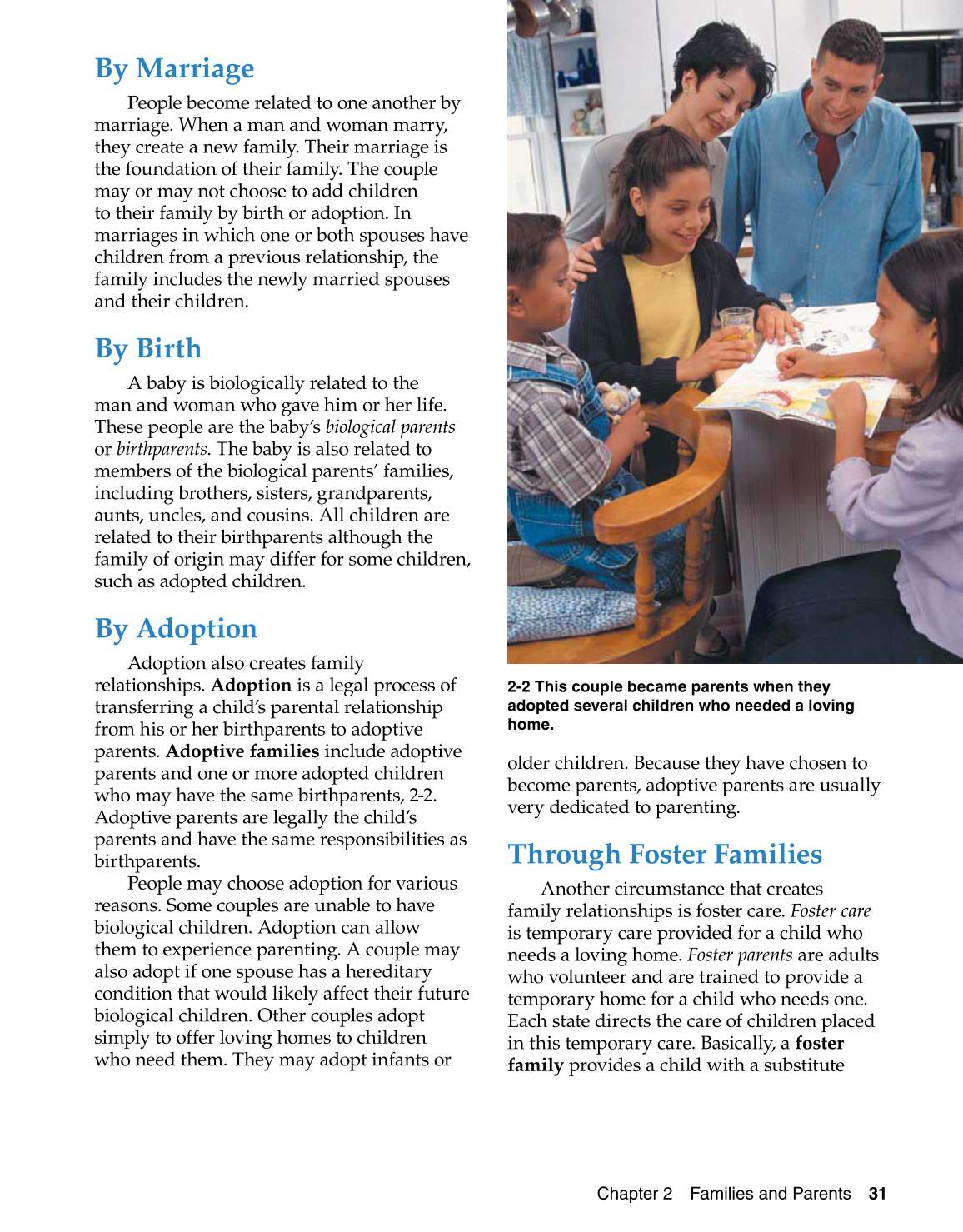 Parents and Their Children, 7th Edition page 31