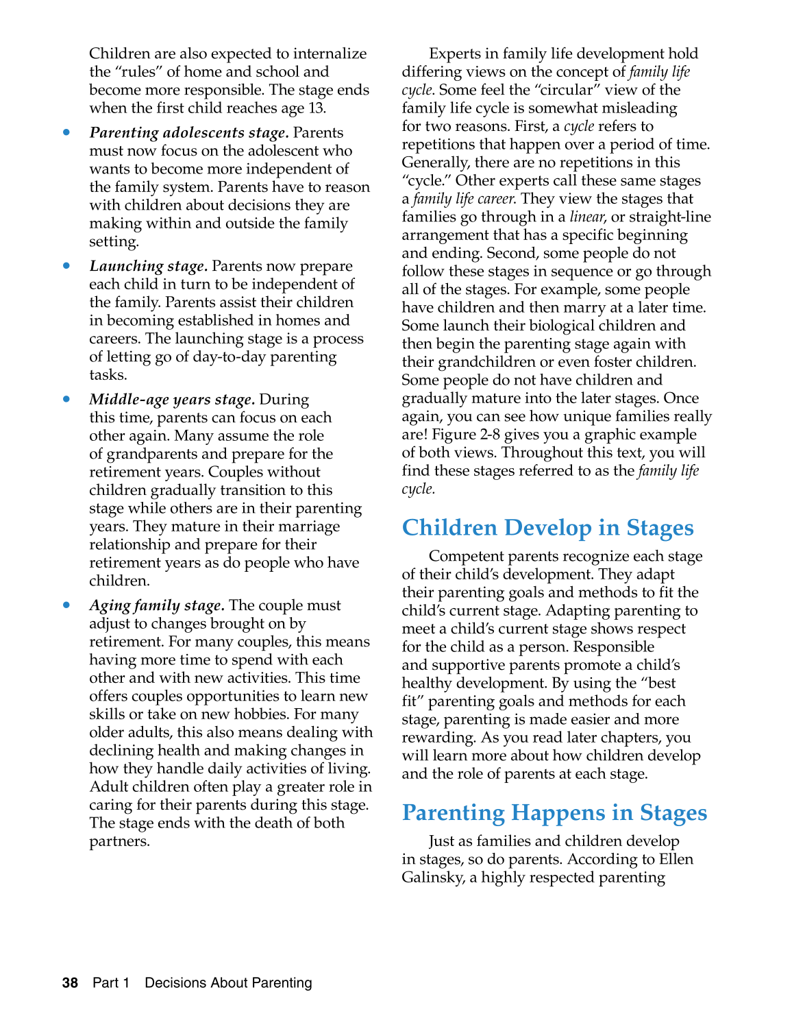 Parents and Their Children, 7th Edition page 38