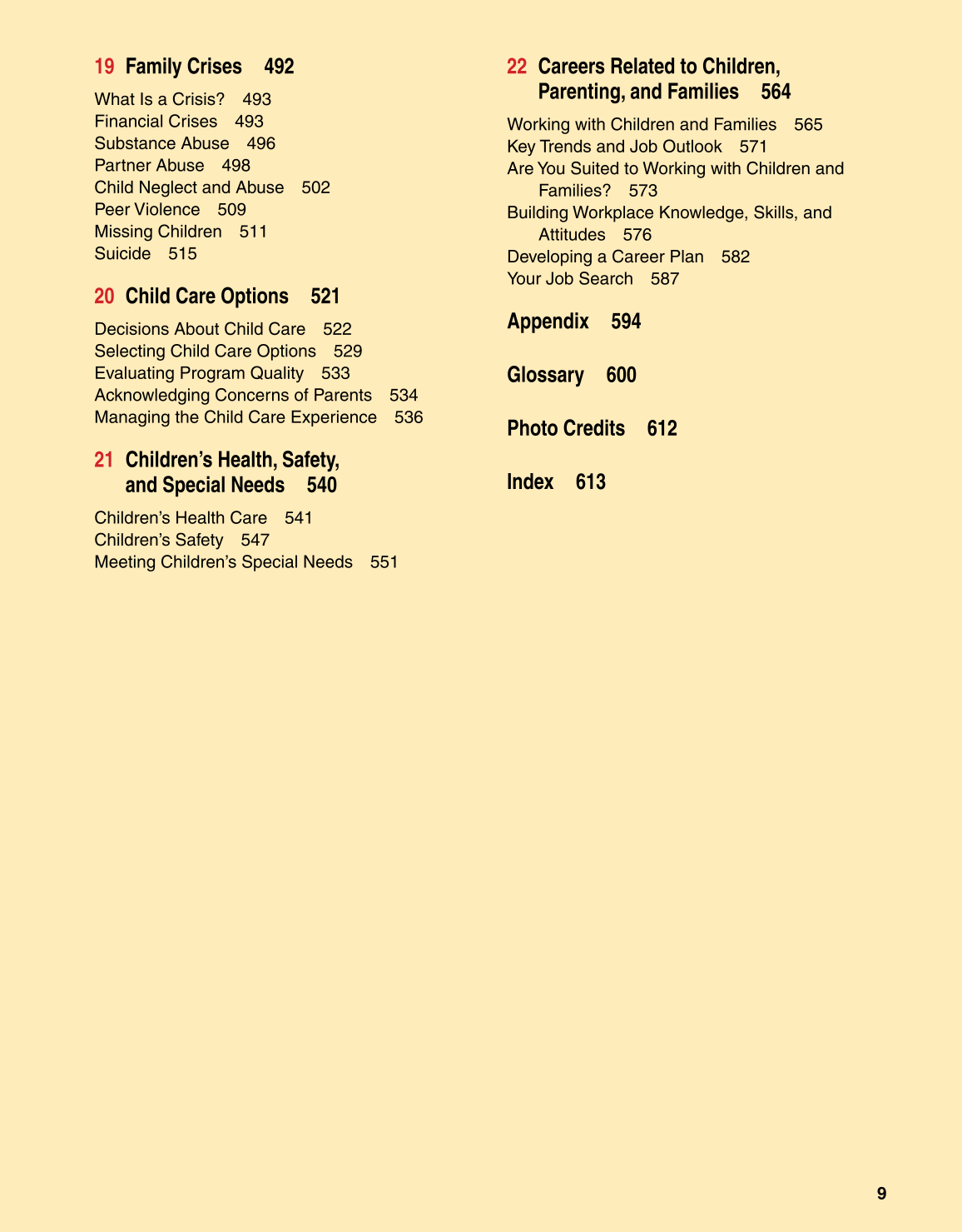 Parents and Their Children, 7th Edition page 9