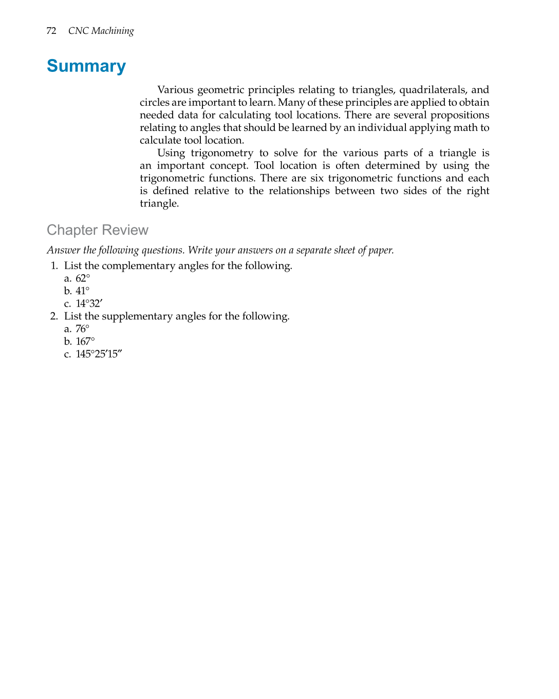 CNC Machining, 1st Edition page 72
