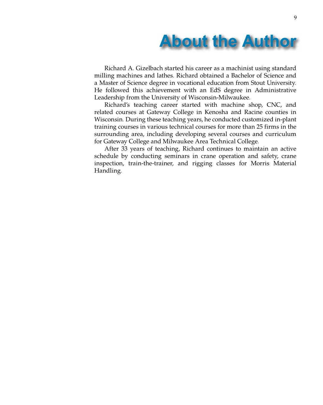 CNC Machining, 1st Edition page 9