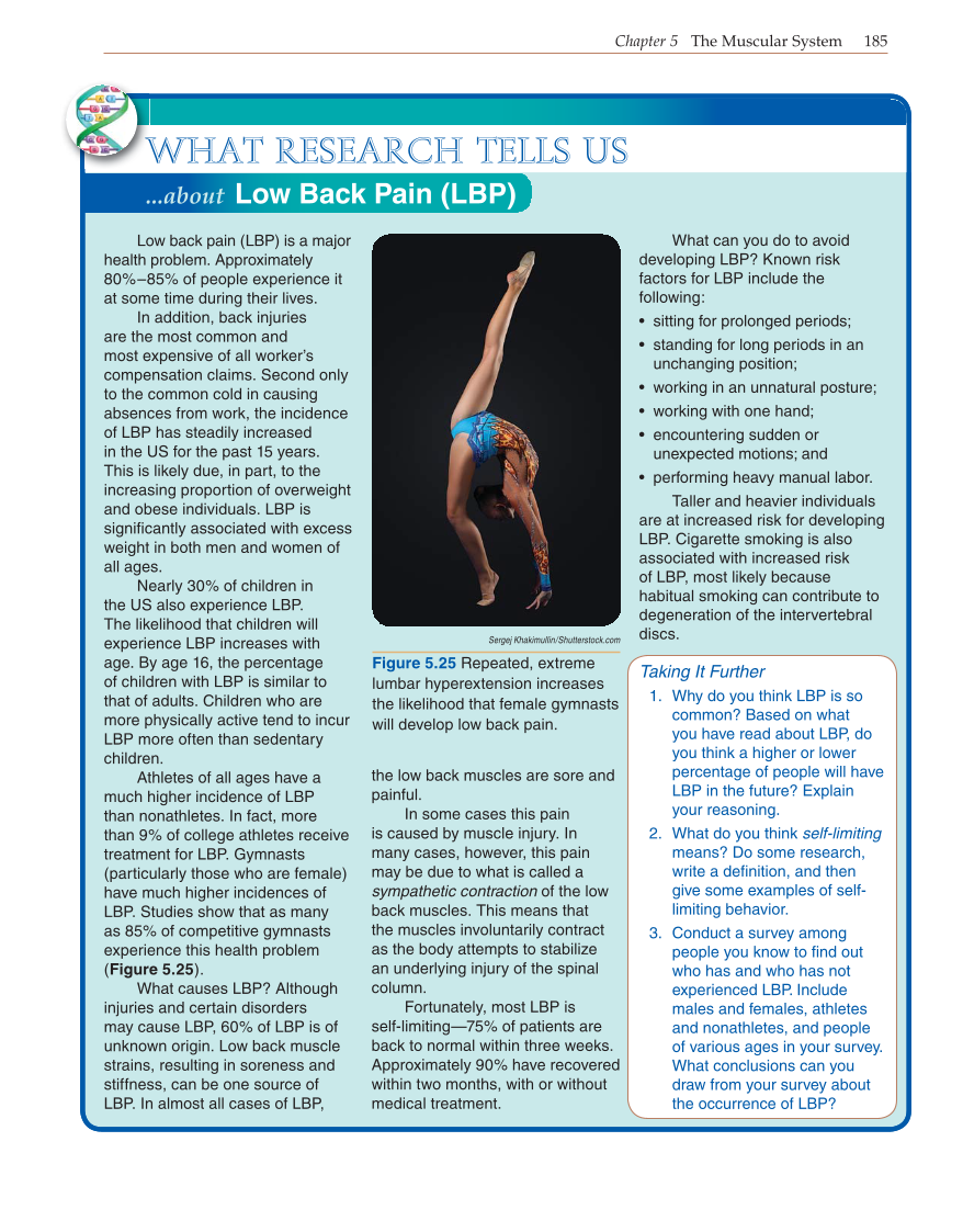 Introduction to Anatomy and Physiology, Online Student Edition page 185
