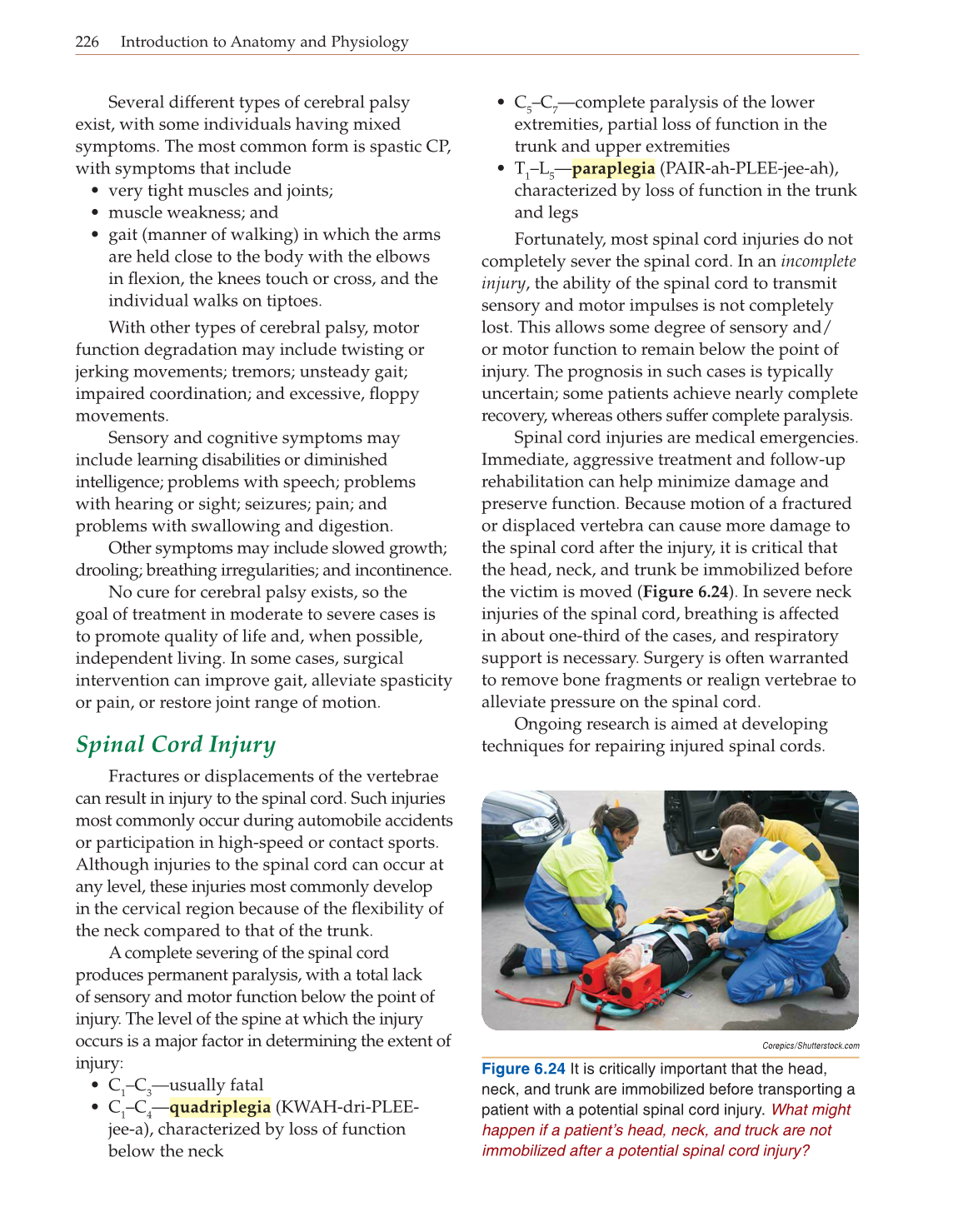 Introduction to Anatomy and Physiology, Online Student Edition page 226