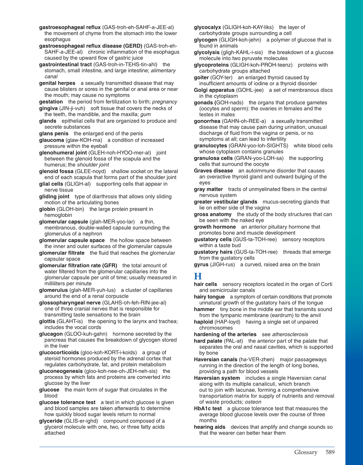 Introduction to Anatomy and Physiology, Online Student Edition page 589