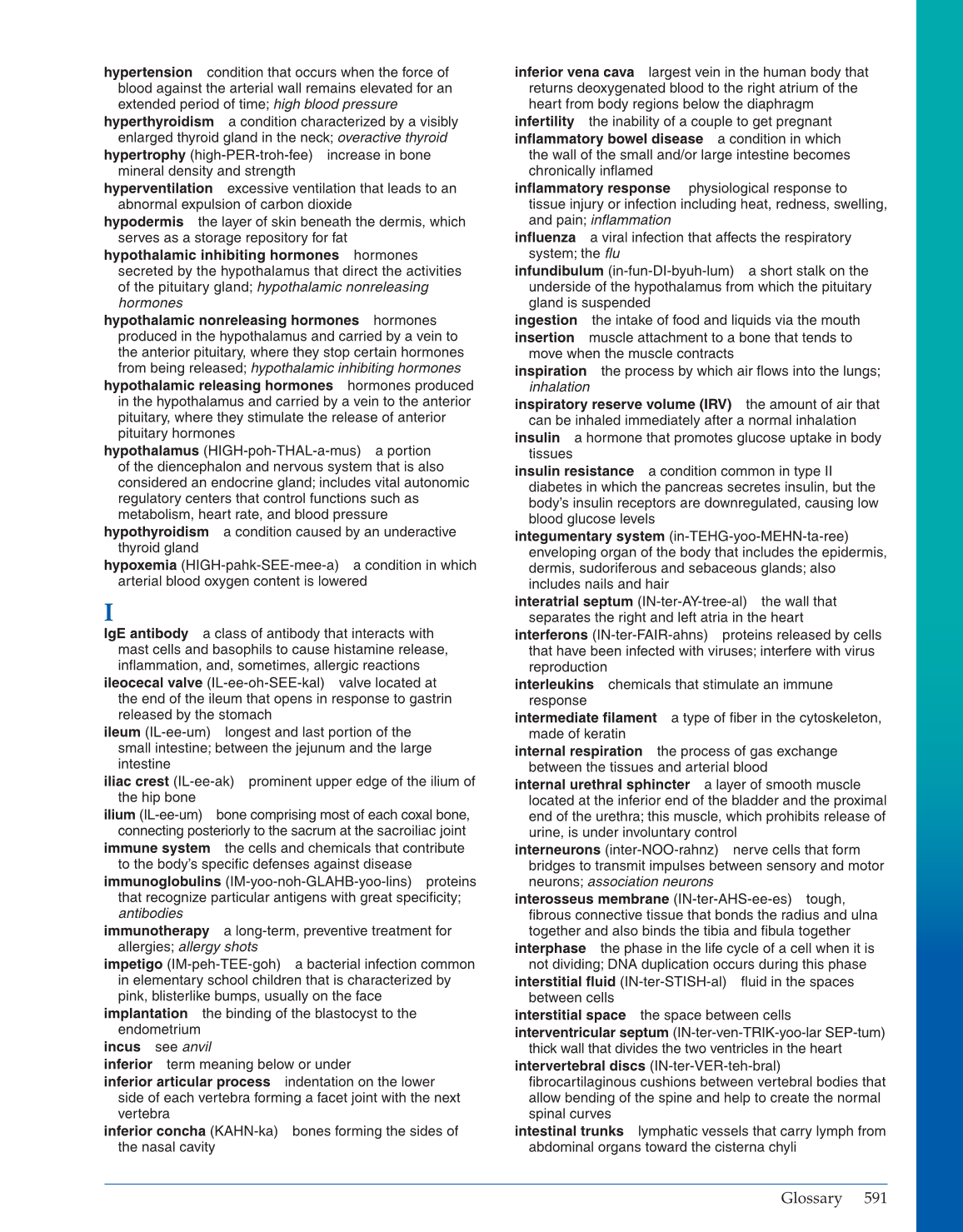 Introduction to Anatomy and Physiology, Online Student Edition page 591