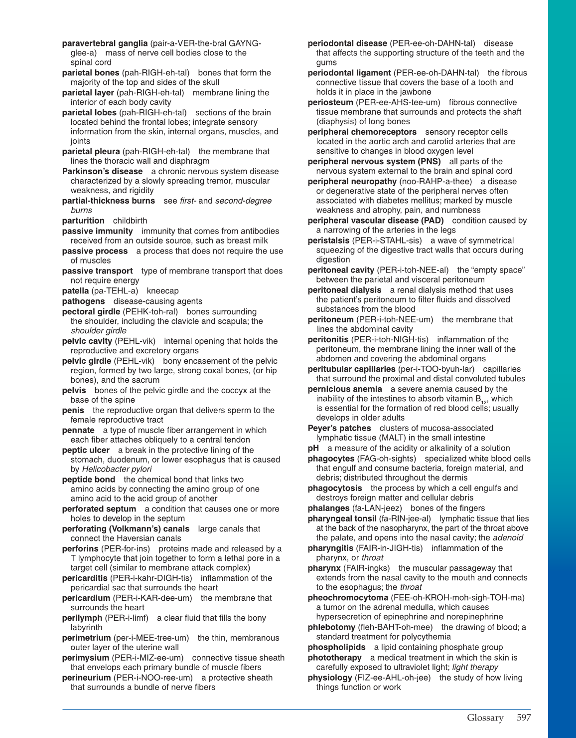 Introduction to Anatomy and Physiology, Online Student Edition page 597