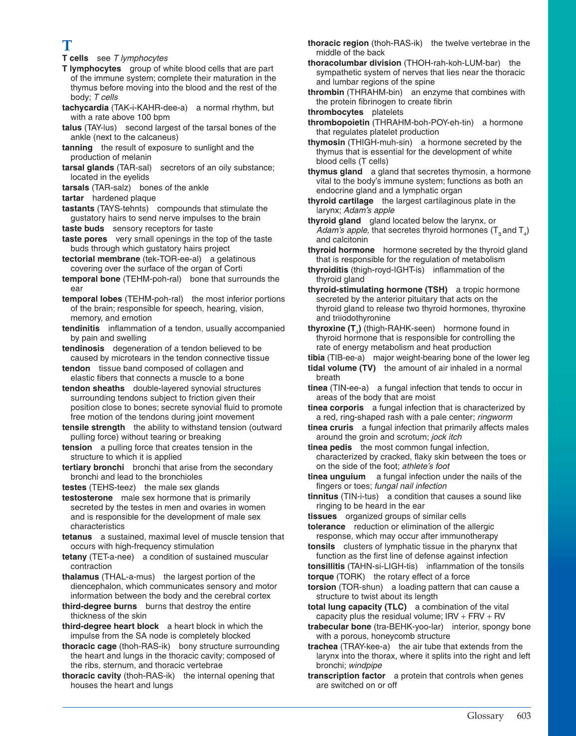Introduction to Anatomy and Physiology, Online Student Edition page 603