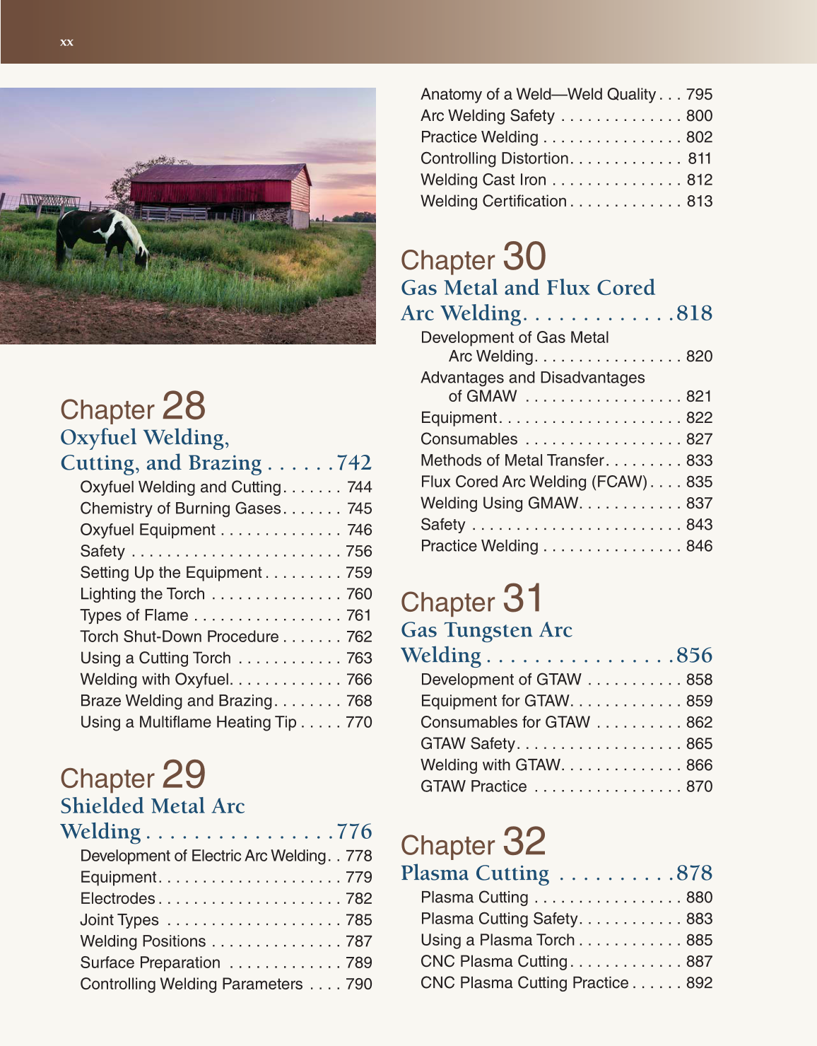 Agricultural Mechanics and Technology Systems, 1st Edition page xx