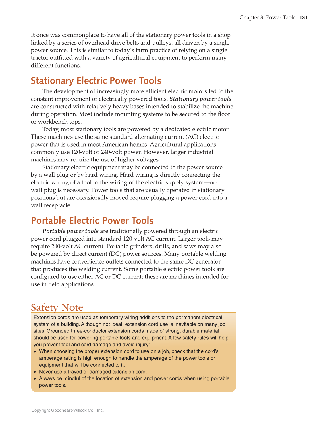 Agricultural Mechanics and Technology Systems, 1st Edition page 181