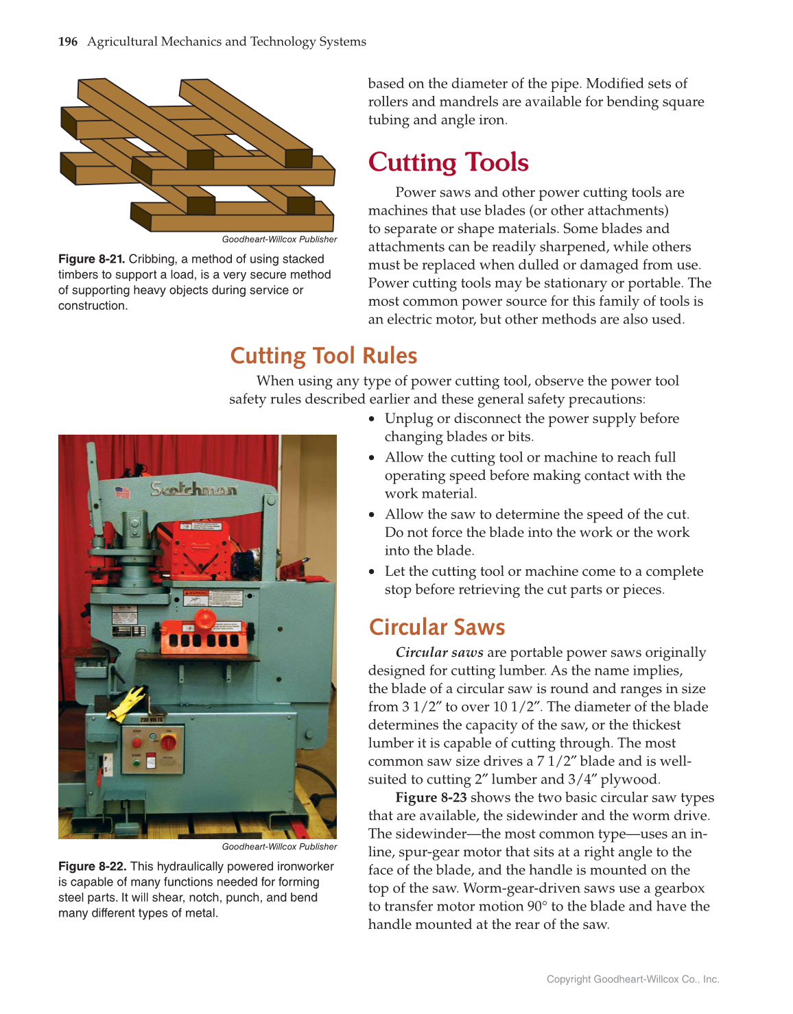 Agricultural Mechanics and Technology Systems, 1st Edition page 196
