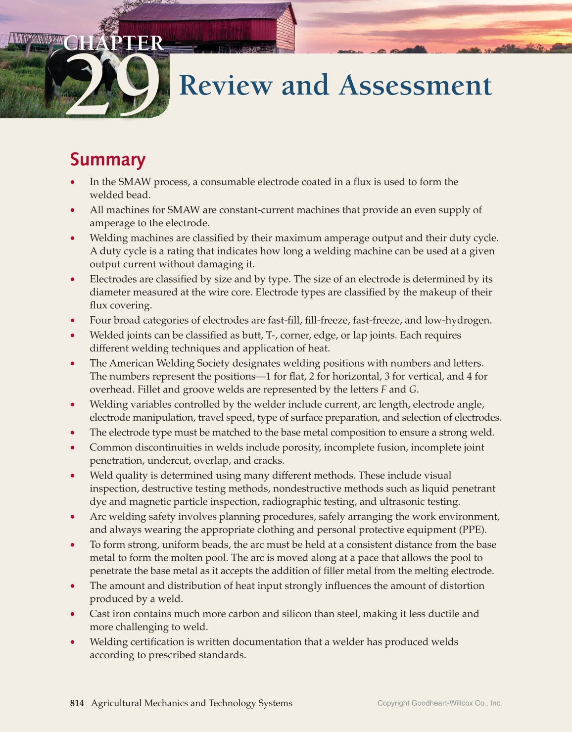 Agricultural Mechanics and Technology Systems, 1st Edition page 814