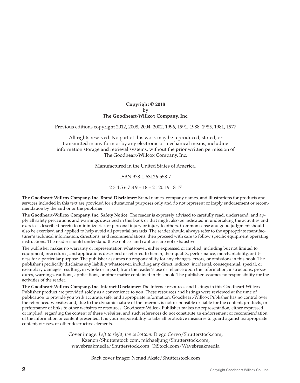 Apparel: Design, Textiles & Construction, 11th Edition page 2