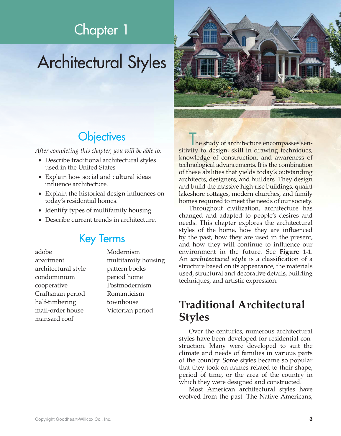 Architecture: Residential Drafting and Design, 12th Edition page 3