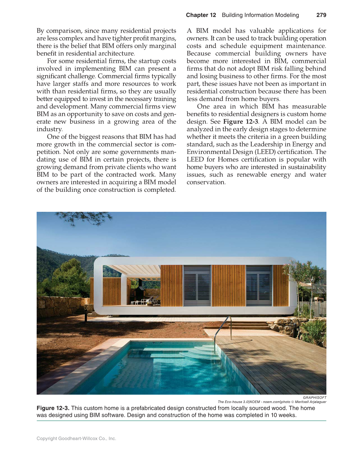 Architecture: Residential Drafting and Design, 12th Edition page 279