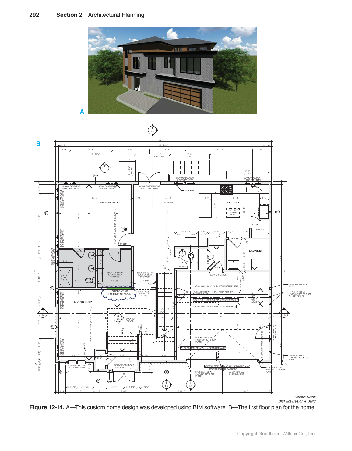 Architecture: Residential Drafting and Design, 12th Edition page 292