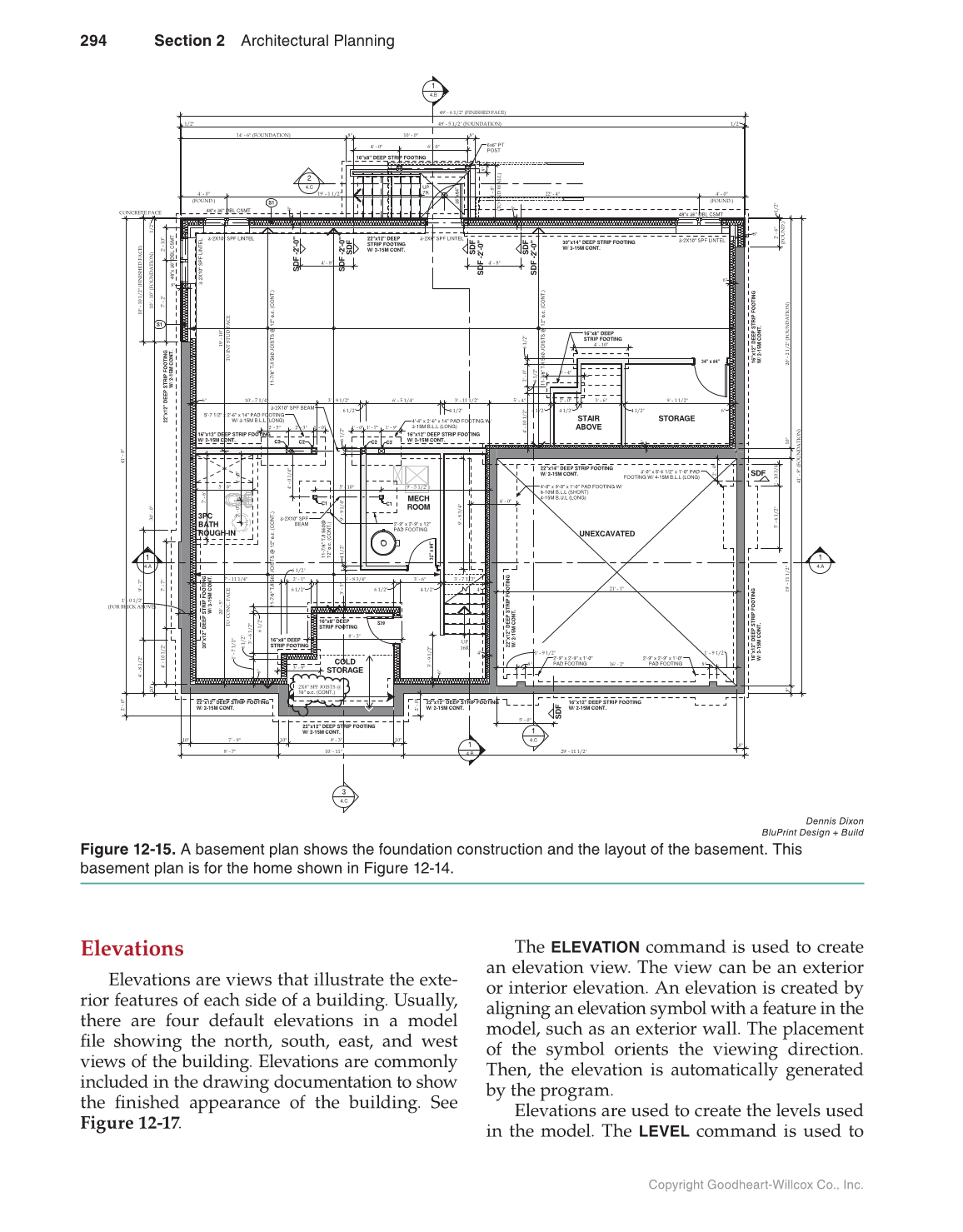 Architecture: Residential Drafting and Design, 12th Edition page 294
