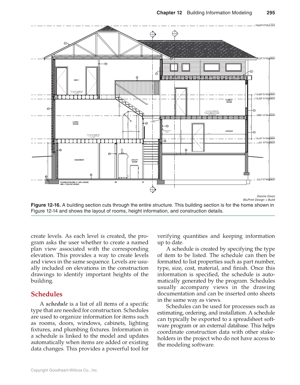 Architecture: Residential Drafting and Design, 12th Edition page 295