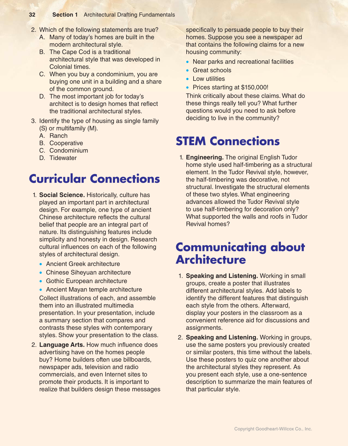 Architecture: Residential Drafting and Design, 12th Edition page 32