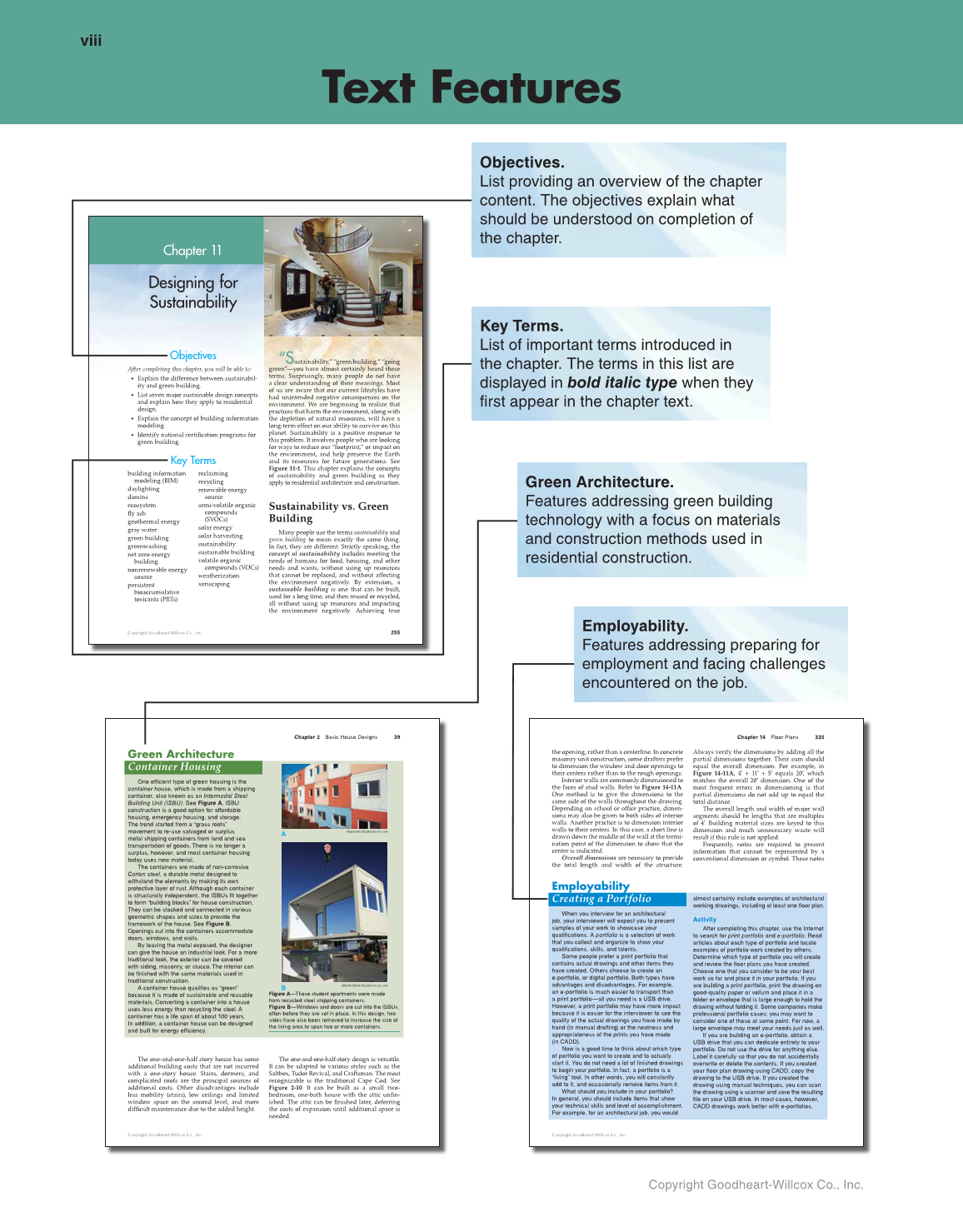 Architecture: Residential Drafting and Design, 12th Edition page viii