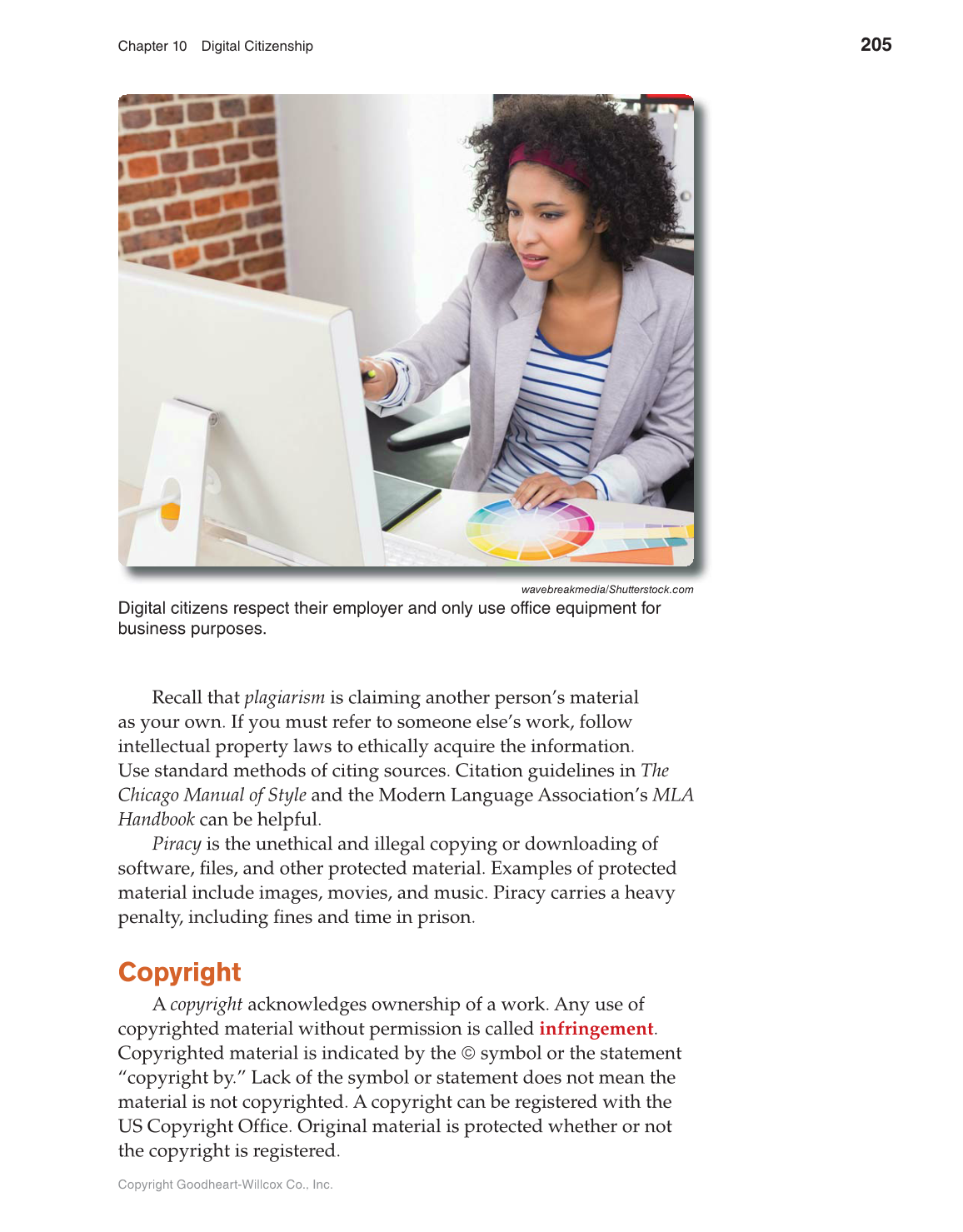 Discovering Careers, 9th Edition page 205