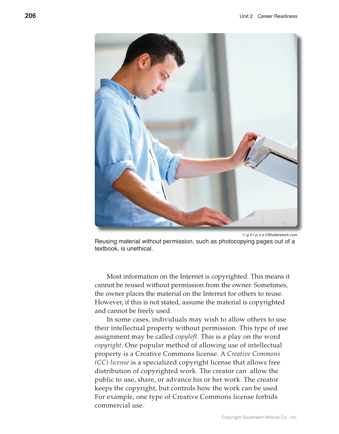 Discovering Careers, 9th Edition page 206