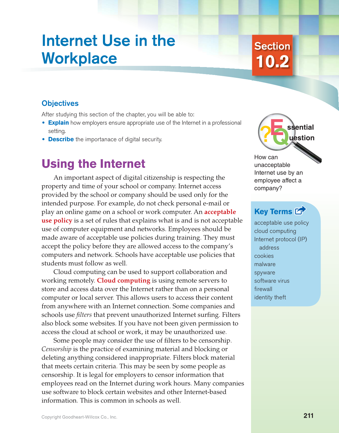 Discovering Careers, 9th Edition page 211