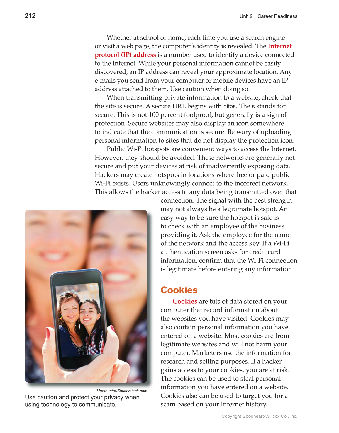 Discovering Careers, 9th Edition page 212