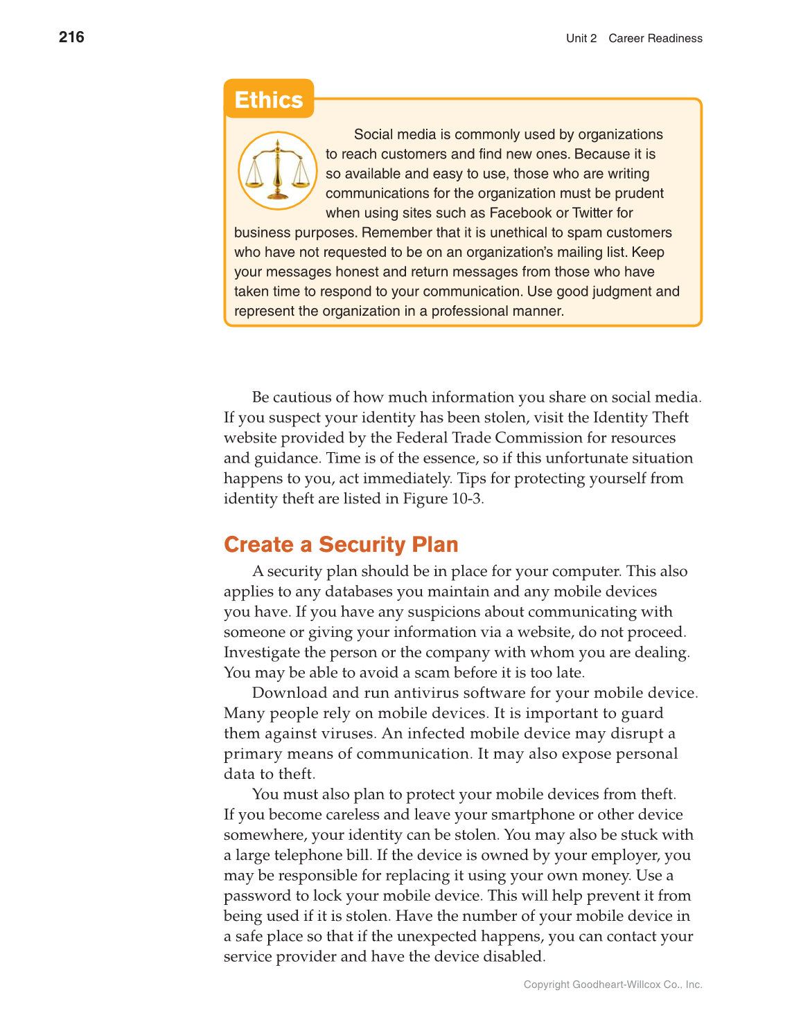 Discovering Careers, 9th Edition page 216