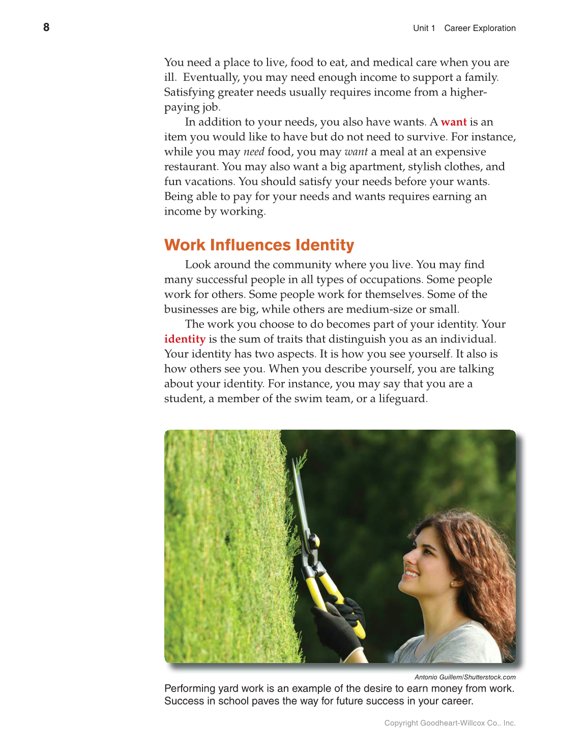 Discovering Careers, 9th Edition page 8