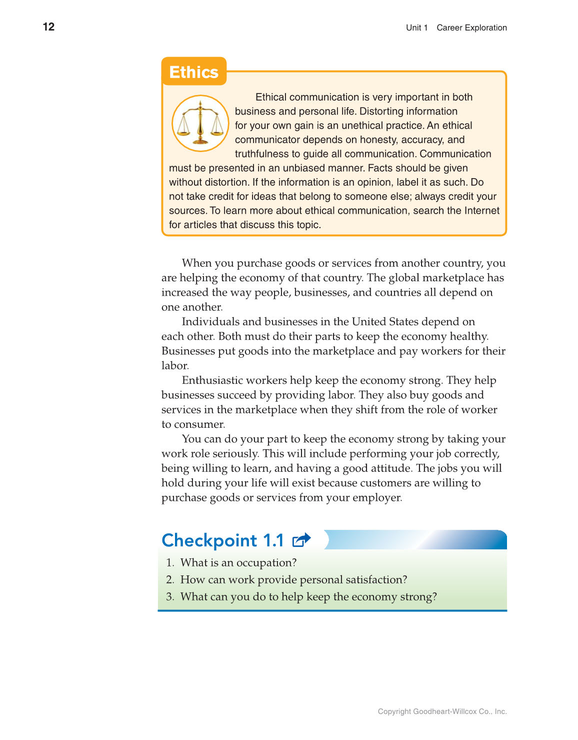 Discovering Careers, 9th Edition page 12