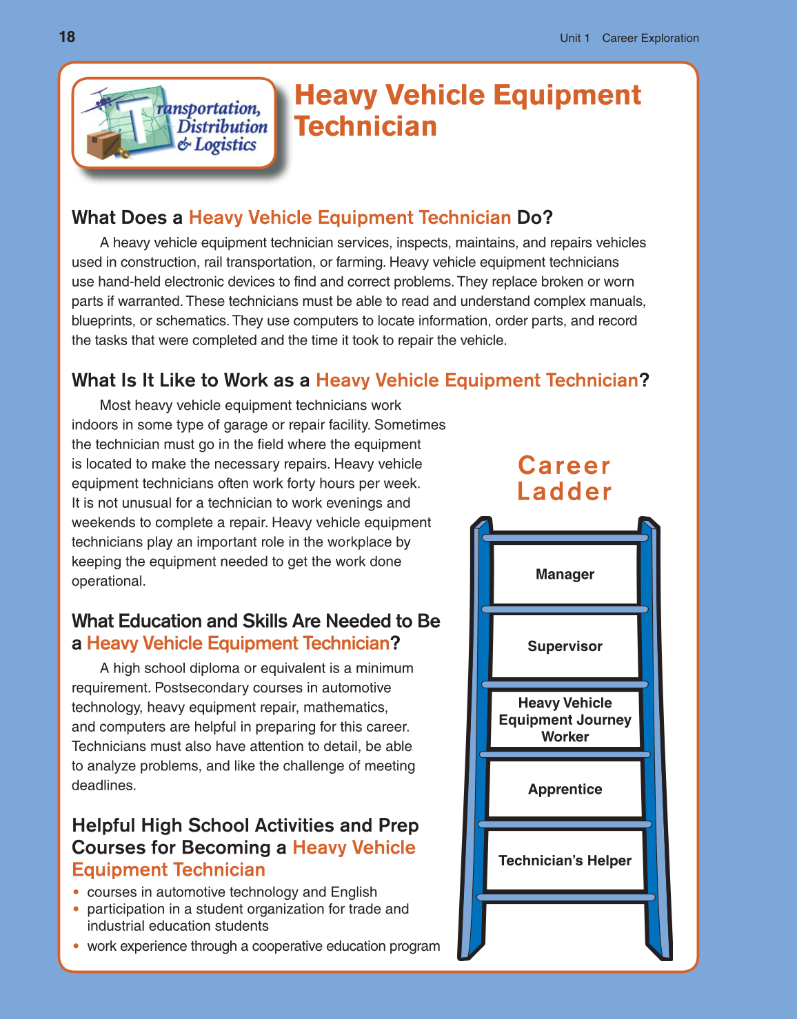 Discovering Careers, 9th Edition page 18