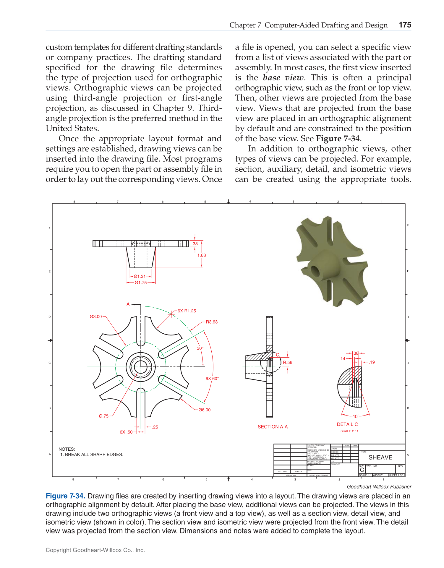 Exploring Drafting, 12th Edition page 175