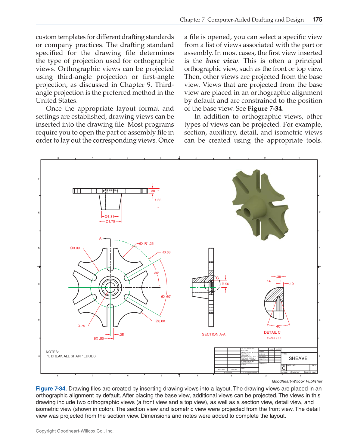 Exploring Drafting, 12th Edition page 175