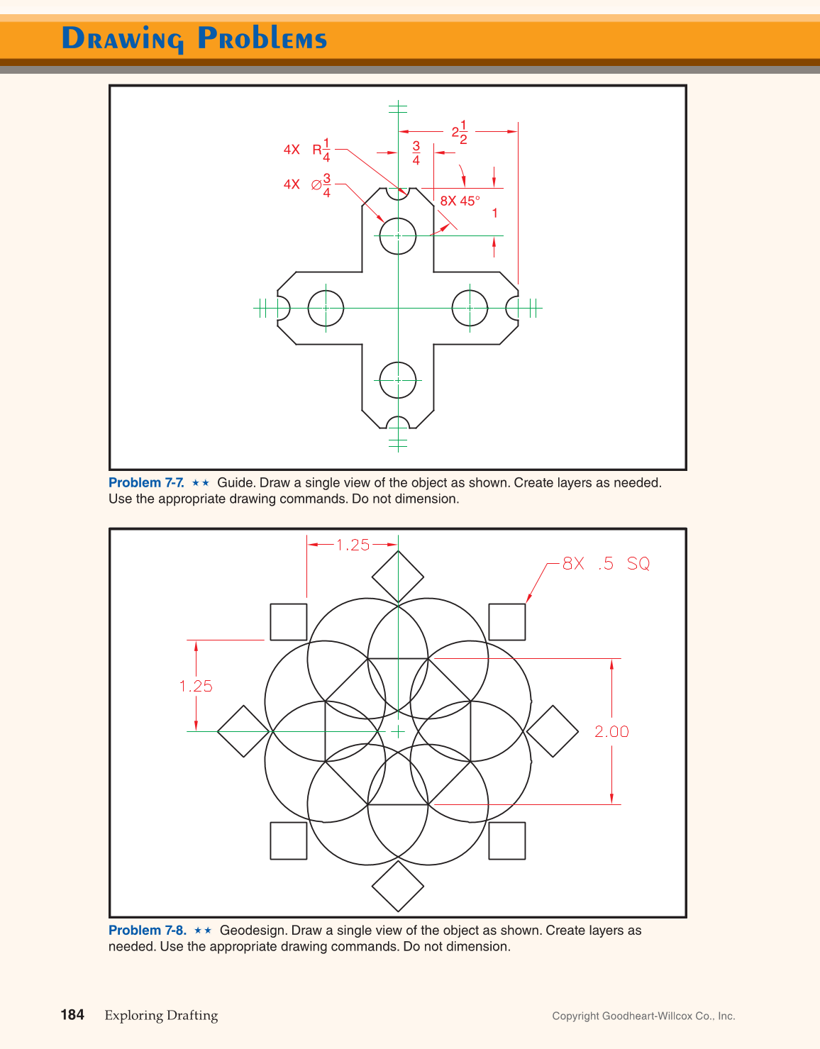 Exploring Drafting, 12th Edition page 184