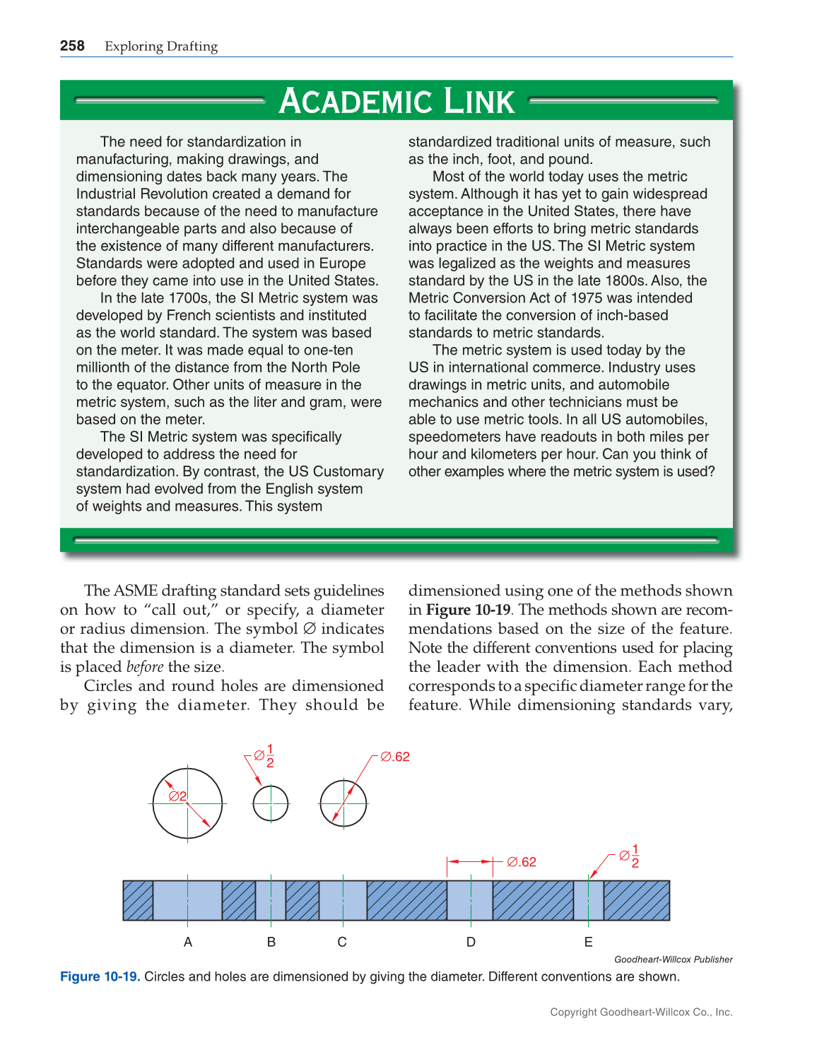 Exploring Drafting, 12th Edition page 258